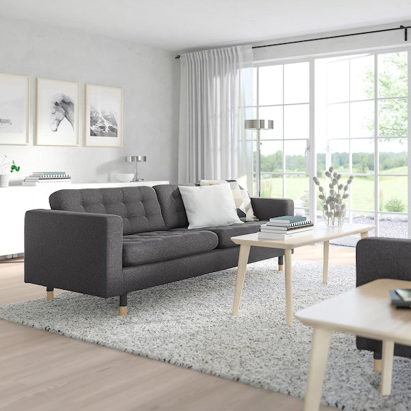 IKEA MORABO Sofa, Gunnared dark gray/wood