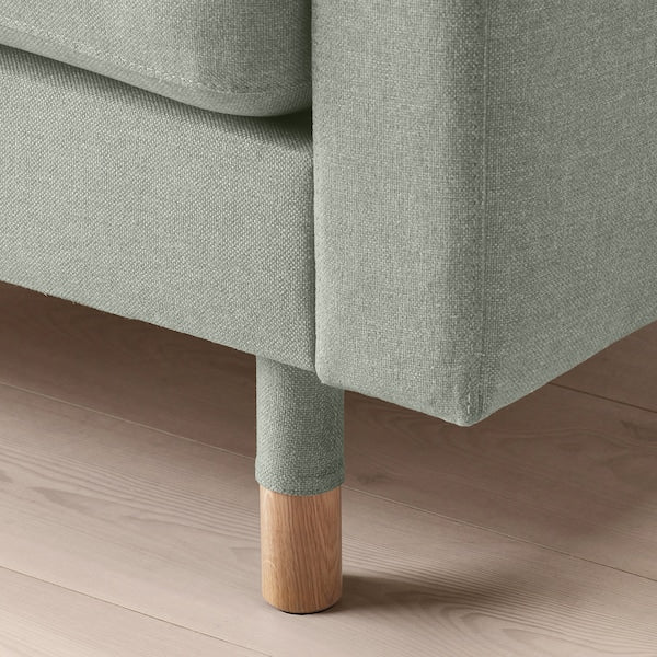 IKEA MORABO Sofa, Gunnared light green/wood