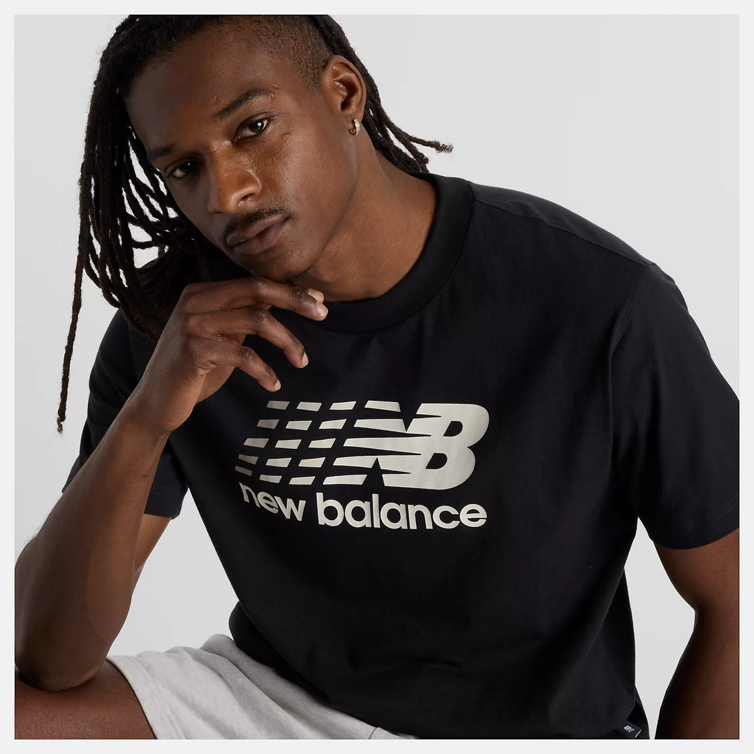 New Balance Center Multi Color Logo T-Shirt