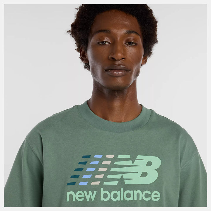 New Balance Center Multi Color Logo T-Shirt