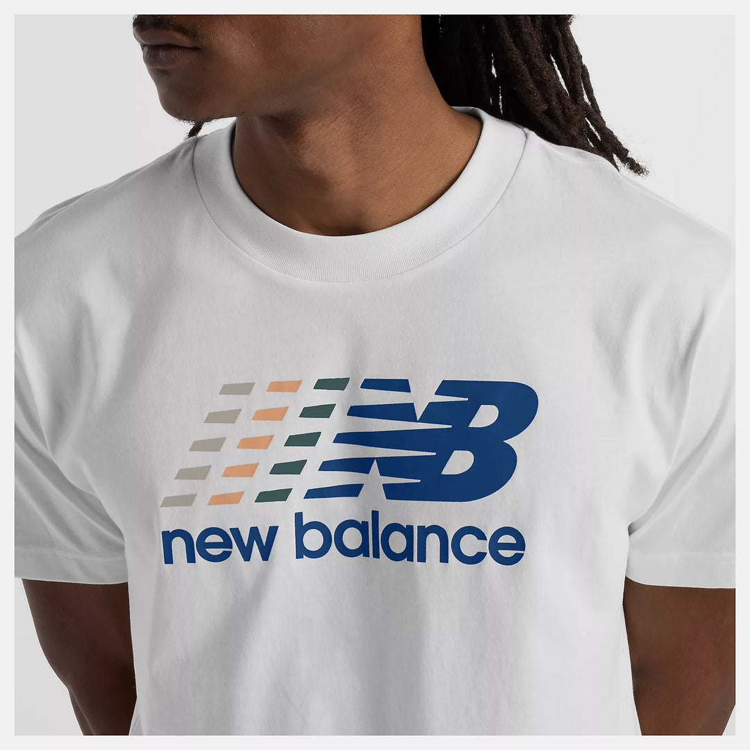 New Balance Center Multi Color Logo T-Shirt