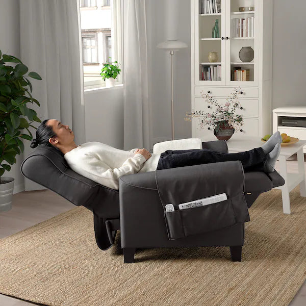 IKEA MUREN Recliner, Remmarn dark gray