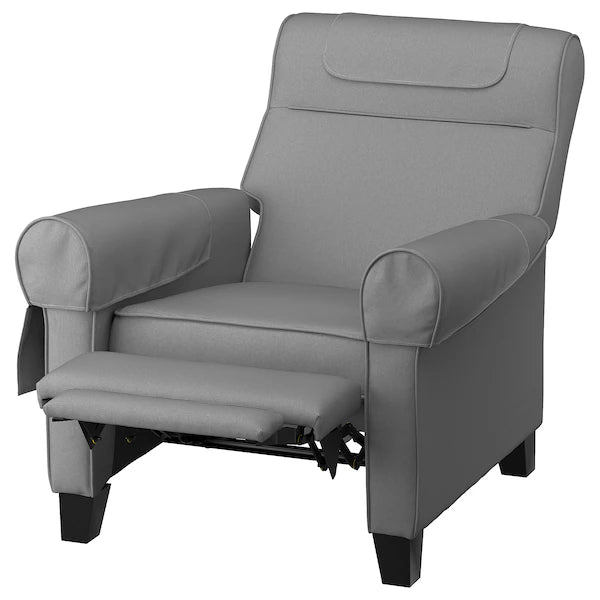 IKEA MUREN Recliner, Remmarn light gray