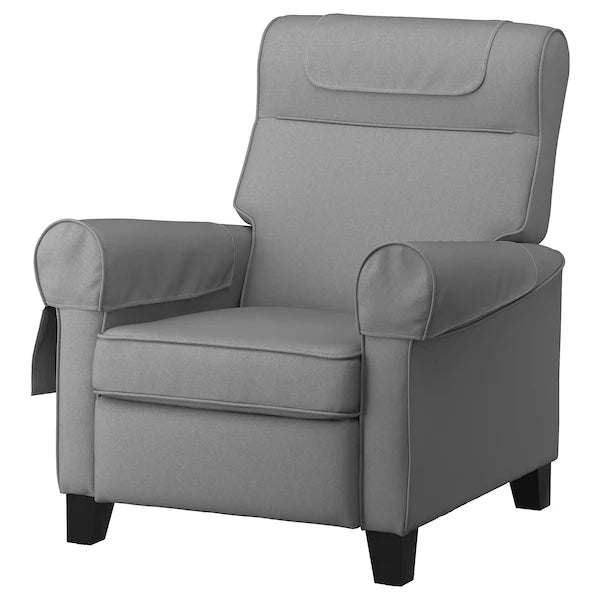 IKEA MUREN Recliner, Remmarn light gray