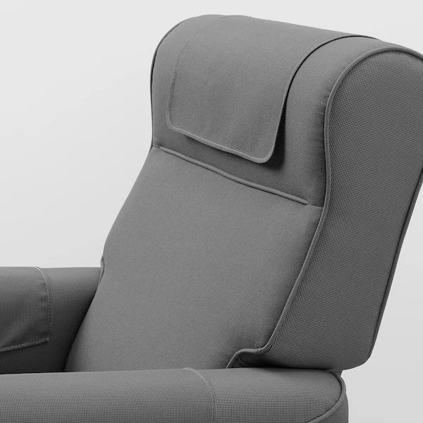 IKEA MUREN Recliner, Remmarn light gray