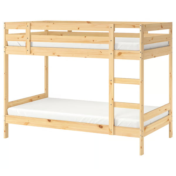 IKEA MYDAL Bunk bed frame, pine, Twin