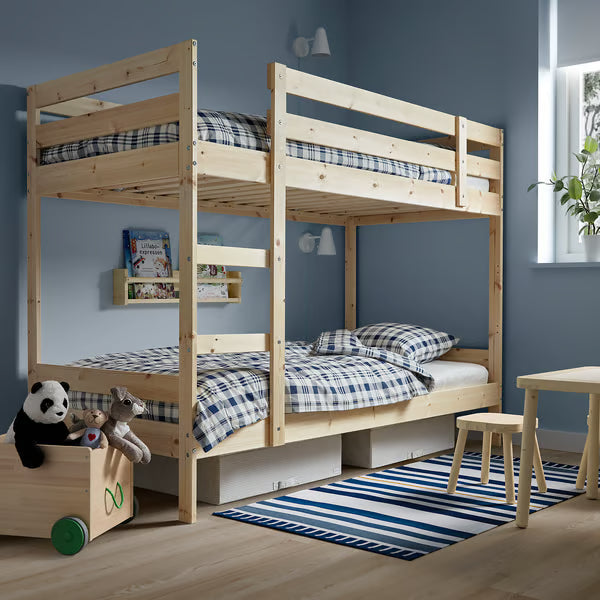 IKEA MYDAL Bunk bed frame, pine, Twin