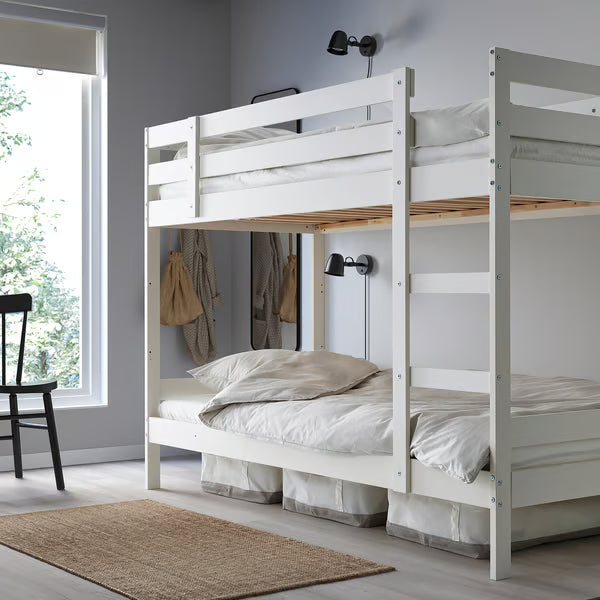 IKEA MYDAL Bunk bed frame, white, Twin