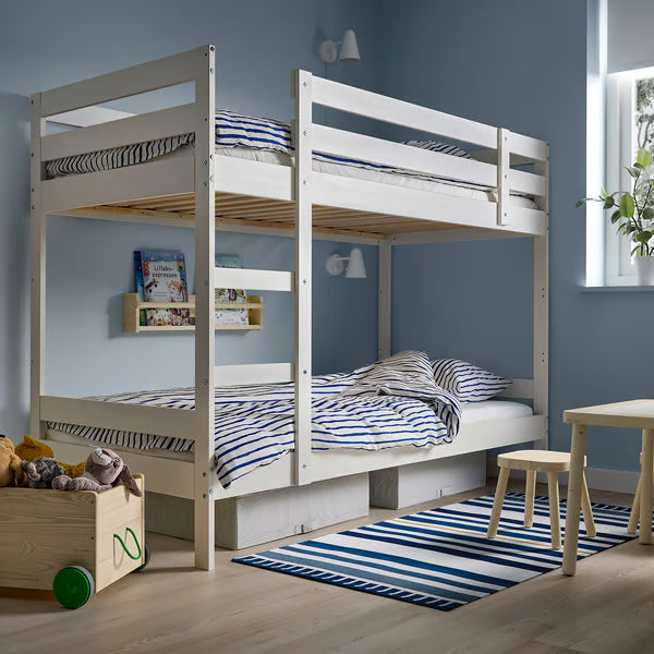 IKEA MYDAL Bunk bed frame, white, Twin