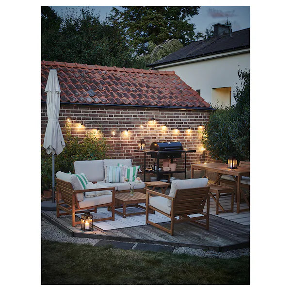 IKEA NÄMMARÖ Lounge chair, outdoor, light brown stained