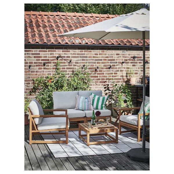IKEA NÄMMARÖ Lounge chair, outdoor, light brown stained