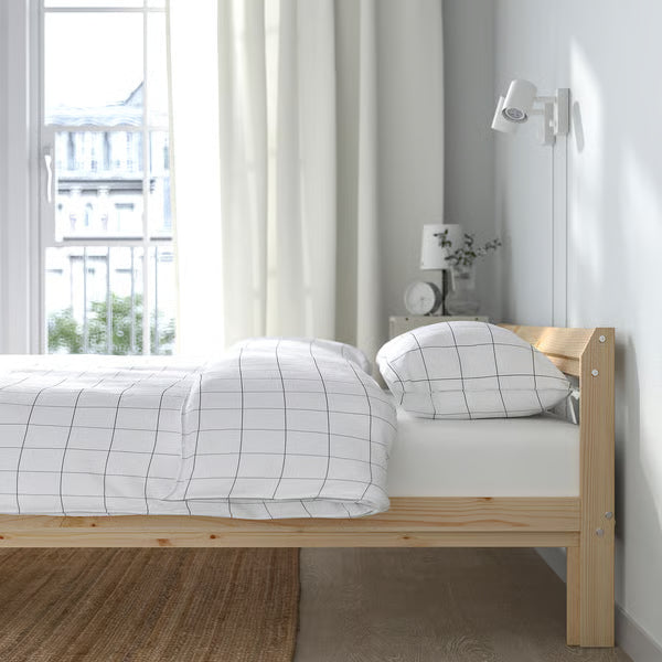 IKEA NEIDEN Bed frame, pine, Full