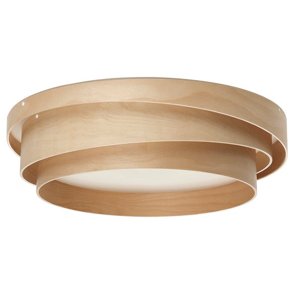 IKEA New NÖSUND Ceiling lamp, birch, 17 "