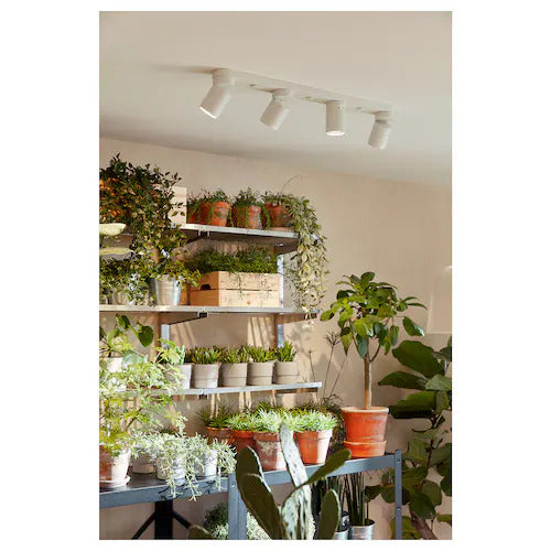 IKEA NYMÅNE Ceiling light with 4 spotlights, white