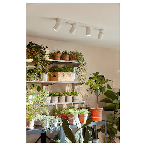 IKEA NYMÅNE Ceiling light with 4 spotlights, white
