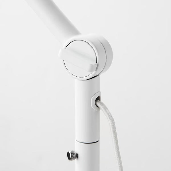 IKEA NYMÅNE Floor/reading lamp, white