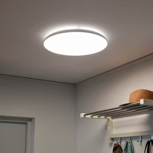 IKEA NYMÅNE LED ceiling lamp, white