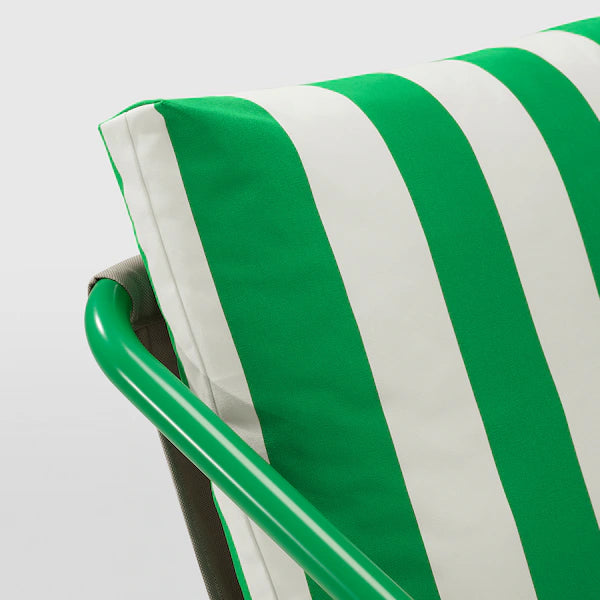 IKEA ÖNNESTAD Armchair, Radbyn white/green