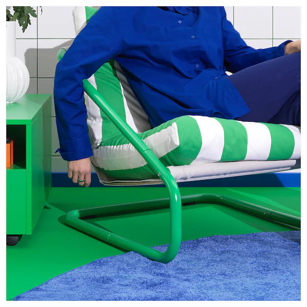 IKEA ÖNNESTAD Armchair, Radbyn white/green