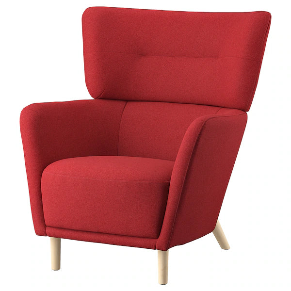 IKEA OSKARSHAMN Wing chair, Tonerud red