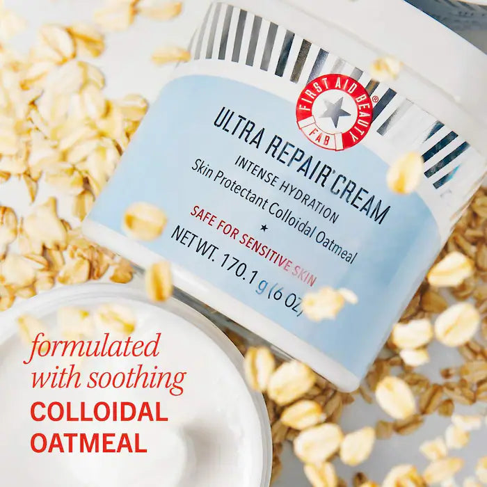 First Aid Beauty  Ultra Repair® Cream Intense Hydration – Face and Body Moisturizer for Skin Repair