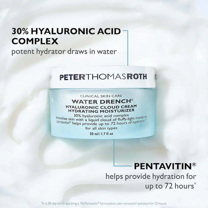 Peter Thomas Roth  Water Drench® Hyaluronic Cloud Cream Hydrating Refillable Moisturizer