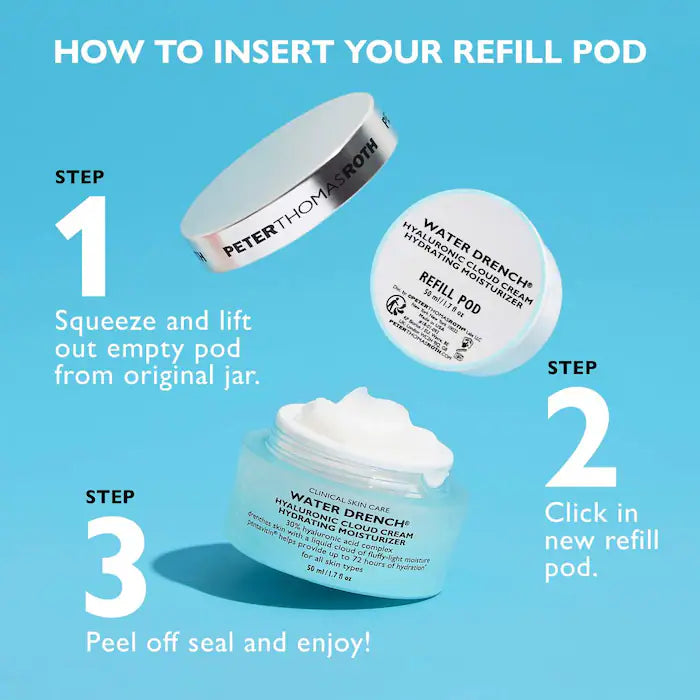 Peter Thomas Roth  Water Drench® Hyaluronic Cloud Cream Hydrating Refillable Moisturizer