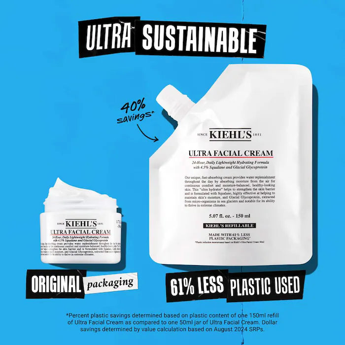 Kiehl's Since 1851  Ultra Facial Refillable Moisturizing Cream with Squalane