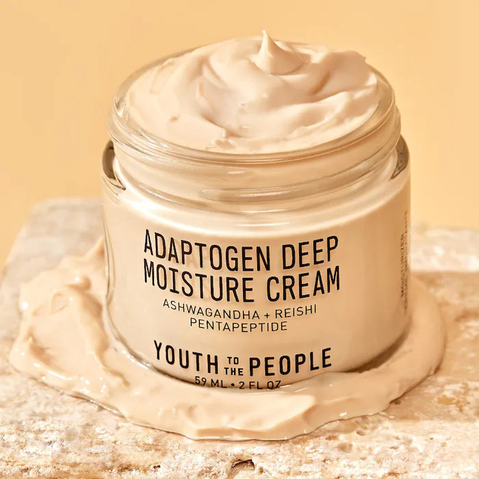 Youth To The People  Adaptogen Deep Moisturizing Cream with Ashwagandha + Reishi Mushroom