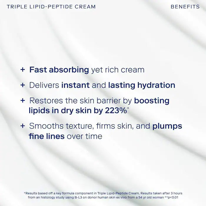 Skinfix  barrier+ Strengthening and Moisturizing Triple Lipid-Peptide Refillable Cream with B-L3