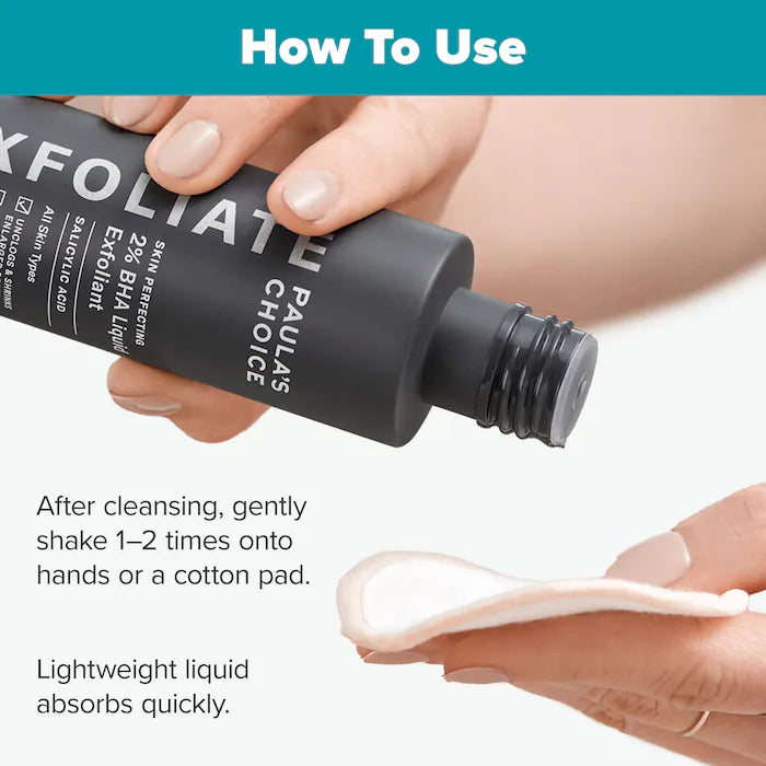 Paula's Choice  Skin Perfecting 2% BHA Exfoliating Toner for Clear Skin