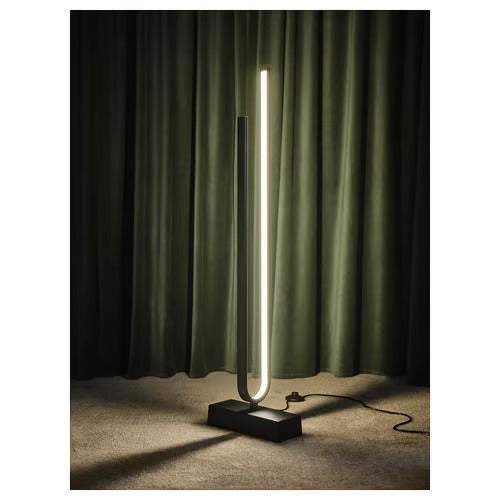 IKEA PILSKOTT LED floor lamp, smart black