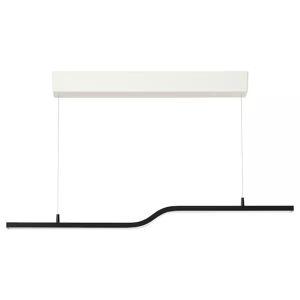 IKEA PILSKOTT LED pendant lamp, smart black, 38 "