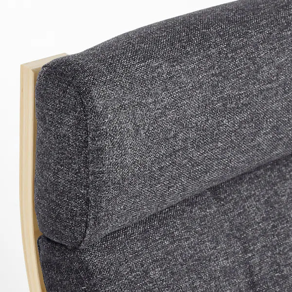 IKEA POÄNG Armchair, brown/Gunnared dark gray