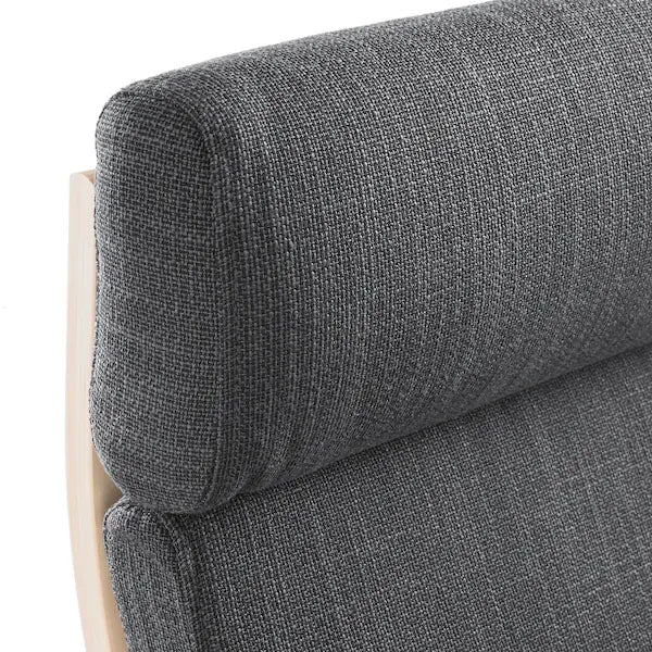 IKEA POÄNG Armchair, brown/Hillared anthracite