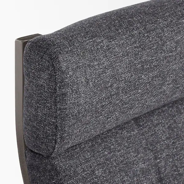 IKEA POÄNG Armchair, brown/Gunnared dark gray