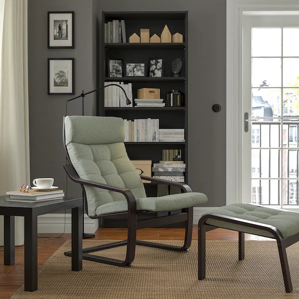 IKEA POÄNG Armchair, birch veneer/Gunnared light green