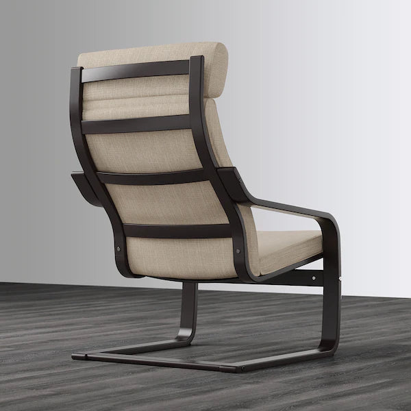 IKEA POÄNG Armchair, birch veneer/Hillared beige