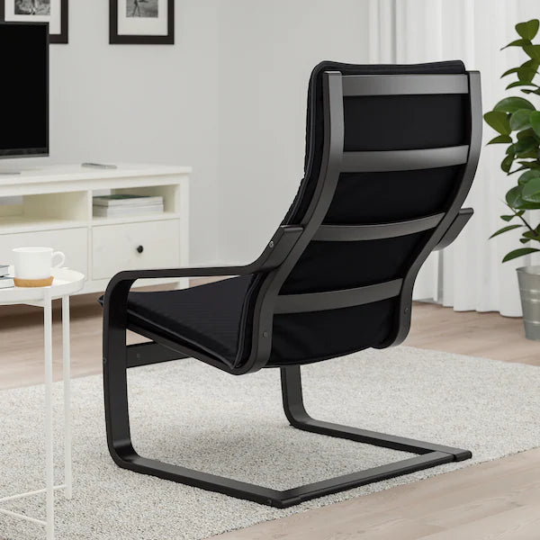 IKEA POÄNG Armchair, birch veneer/Knisa black