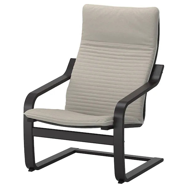 IKEA POÄNG Armchair, birch veneer/Knisa light beige