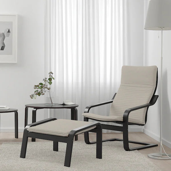 IKEA POÄNG Armchair, birch veneer/Knisa light beige