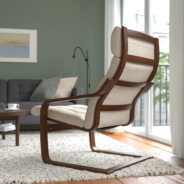 IKEA POÄNG Armchair, birch veneer/Gunnared beige