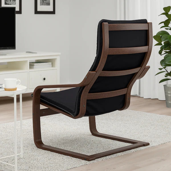 IKEA POÄNG Armchair, birch veneer/Knisa black