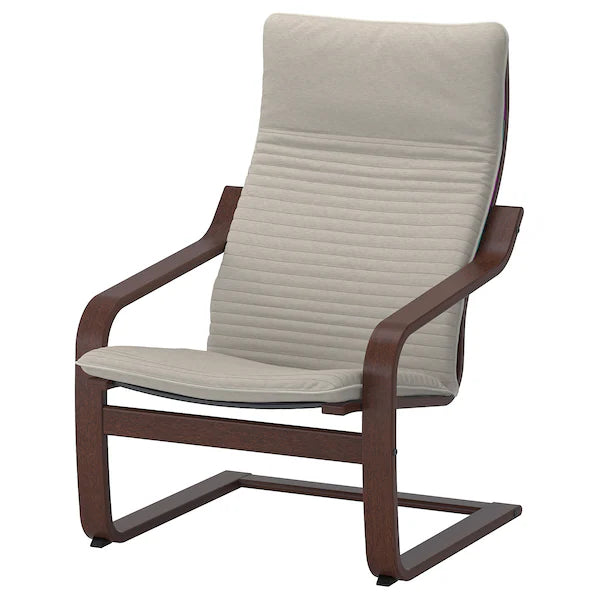 IKEA POÄNG Armchair, birch veneer/Knisa light beige