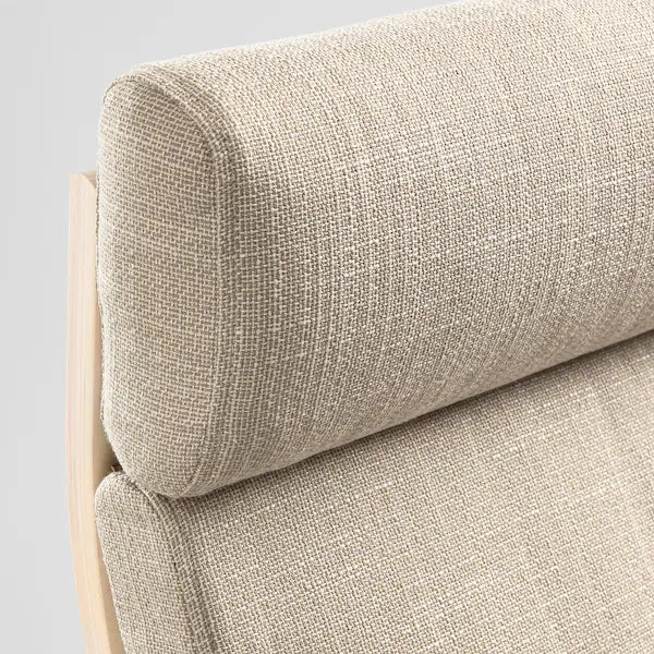 IKEA POÄNG Rocking chair, birch veneer/Hillared beige