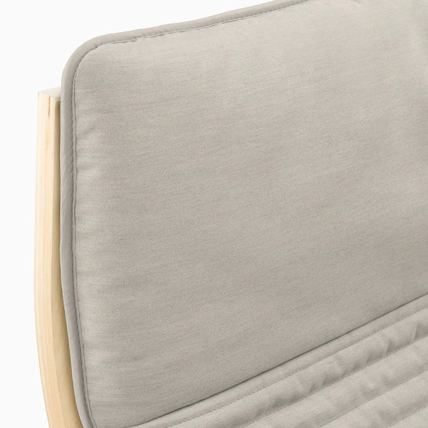 IKEA POÄNG Rocking chair, birch veneer/Knisa light beige