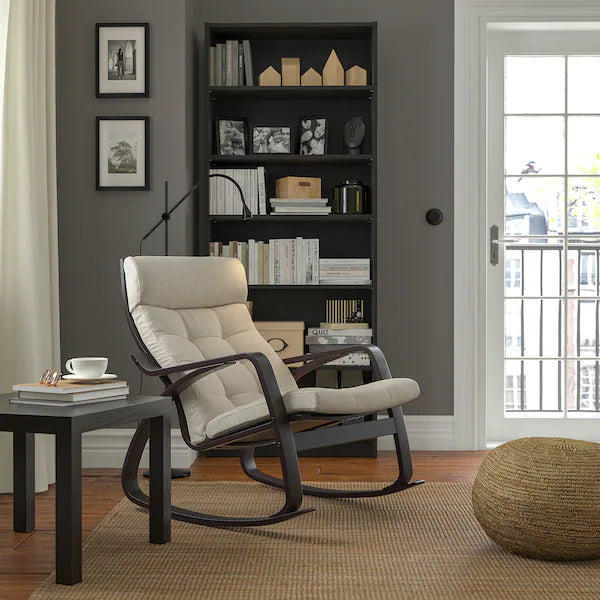 IKEA POÄNG Rocking chair, birch veneer/Gunnared beige