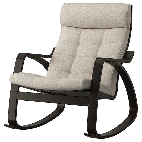 IKEA POÄNG Rocking chair, birch veneer/Gunnared beige