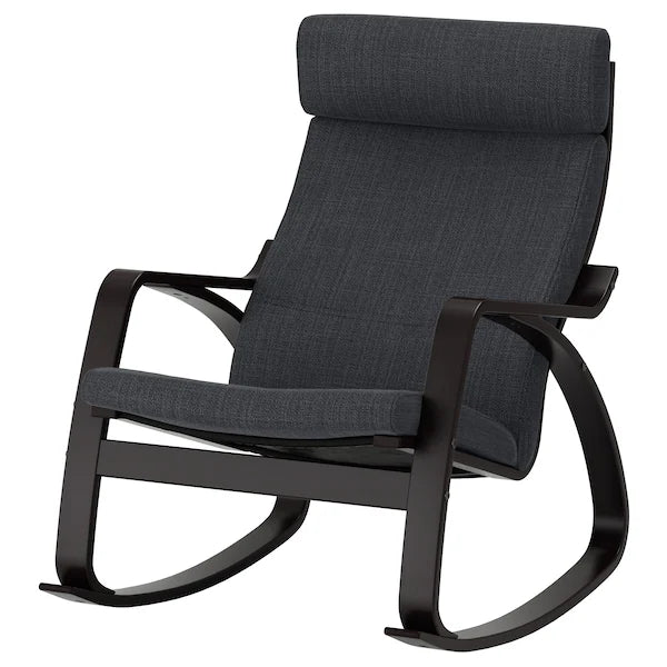 IKEA POÄNG Rocking chair, birch veneer/Hillared anthracite