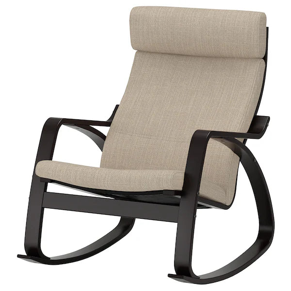 IKEA POÄNG Rocking chair, birch veneer/Hillared beige